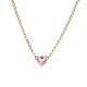 Stolen Talon Necklace Gold Plated – Stolen Girlfriends Club Jewellery | with pink topaz heart pendant Stolen Talon Necklace Gold Plated by Stolen Girlfriends Club Jewellery | with pink topaz heart pendant