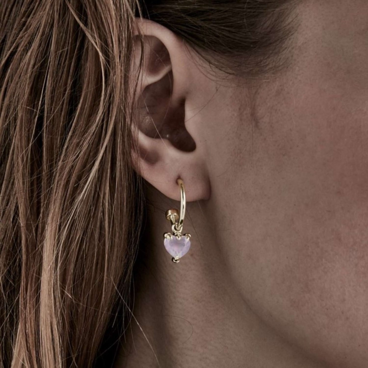 Stolen Talon Anchor Sleeper – Stolen Girlfriends Club Jewellery | Christies Jewellery & Watches Stolen Talon Anchor Sleeper by Stolen Girlfriends Club Jewellery | With Pink Topaz Heart Shape Stone