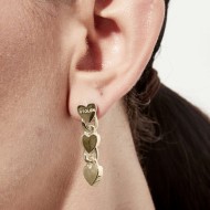 Stolen Love Chain Drop Earring Gold Plated Stolen Love Chain Drop Earring Gold Plated