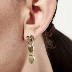 Stolen Love Chain Drop Earring Gold Plated
