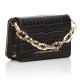 Little Trouble Bag Gold – Stolen Girlfriends Club Jewellery | Christies Jewellery & Watches Little Trouble Bag Gold by Stolen Girlfriends Club Jewellery | Mattie Black with Gold chain strap