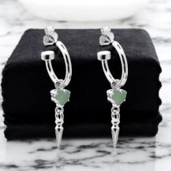 PUNK SPIKE ANCHOR EARRINGS