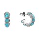 Stolen Halo Cluster Opal Earrings - JWL20229-RO – Stolen Girlfriends Club Jewellery | Christies Jewellery & Watches Stolen Halo Cluster Opal Earrings - JWL20229-RO by Stolen Girlfriends Club Jewellery