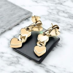Stolen Love Chain Drop Earring Gold Plated