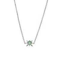 Stolen Punk Necklace - Green Amethyst