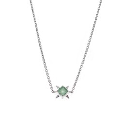 Stolen Punk Necklace - Green Amethyst