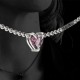Stolen Talon Necklace Silver by Stolen Girlfriends Club Jewellery - Pink Topaz Heart Pendant Stolen Talon Necklace Silver by Stolen Girlfriends Club Jewellery | with pink topaz heart pendant