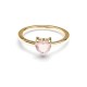 Stolen Talon Ring-Gold Plated by Stolen Girlfriends Club Jewellery | with Pink topaz heart 