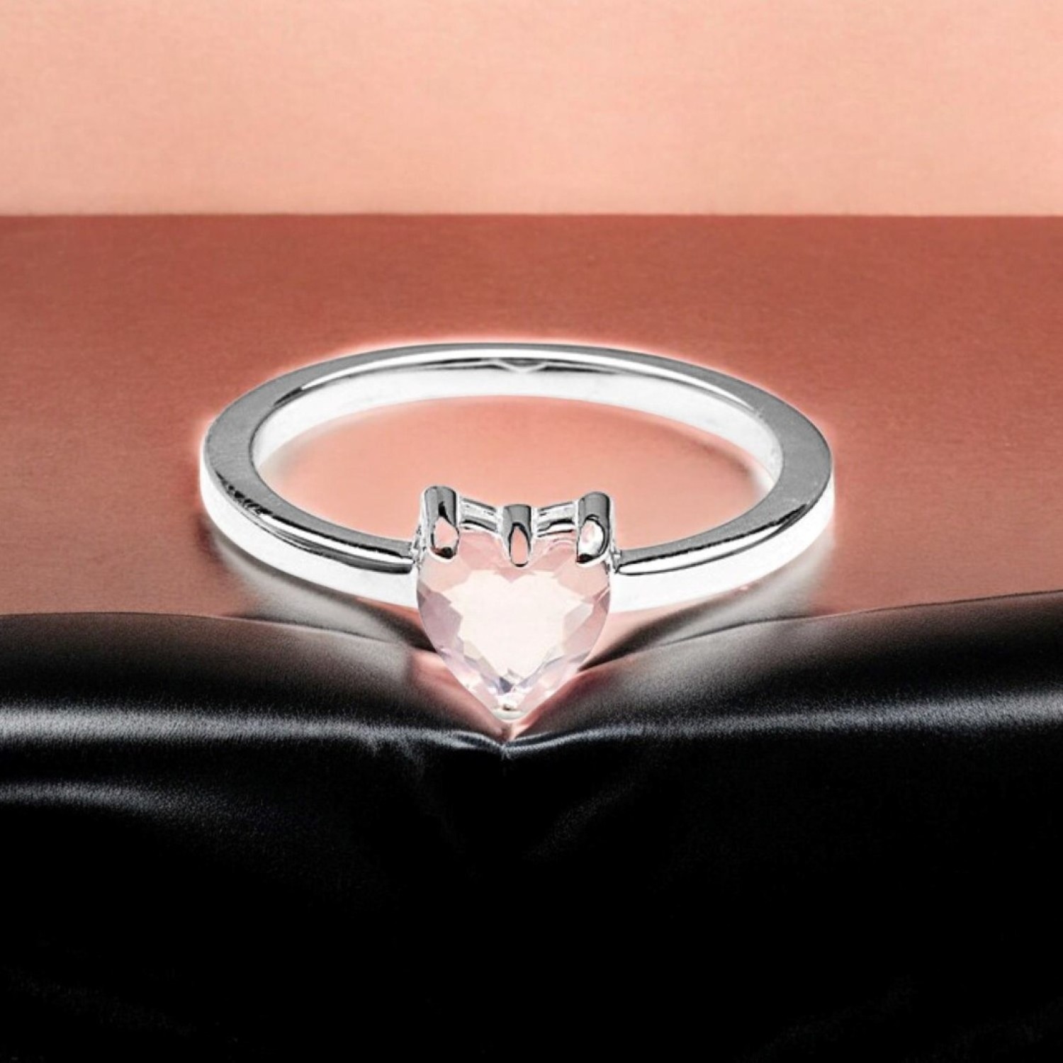 Stolen Talon Ring Silver – Stolen Girlfriends Club Jewellery | with Pink topaz heart Stolen Talon Ring Silver by Stolen Girlfriends Club Jewellery | with Pink topaz heart