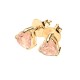 Stolen Talon Studs Gold Plated by Stolen Girlfriends Club Jewellery | with Pink topaz heart Stolen Talon Studs Gold Plated by Stolen Girlfriends Club Jewellery | with Pink topaz heart