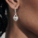 Love Locket Anchor Stud Earrings – Romantic Silver Heart Padlock Design – Stolen Girlfriends Club Jewellery Love Locket Anchor Stud Earrings – Silver heart-shaped padlock earrings with spikes and 'Stolen' engraving, featuring a polished finish.