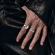 SHIELD SIGNET RING – Stolen Girlfriends Club Jewellery SHIELD SIGNET RING by Stolen Girlfriends Club Jewellery | Silver shield signet ring with an engraved letter 'S' and four small raised elements at the corners of the shield