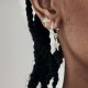 PRECIOUS PUNK STUD EARRINGS – Sterling Silver with Green Amethyst PRECIOUS PUNK STUD EARRINGS by Stolen Girlfriends Club, crafted in sterling silver with bold green amethyst stones in a sleek, modern stud design.