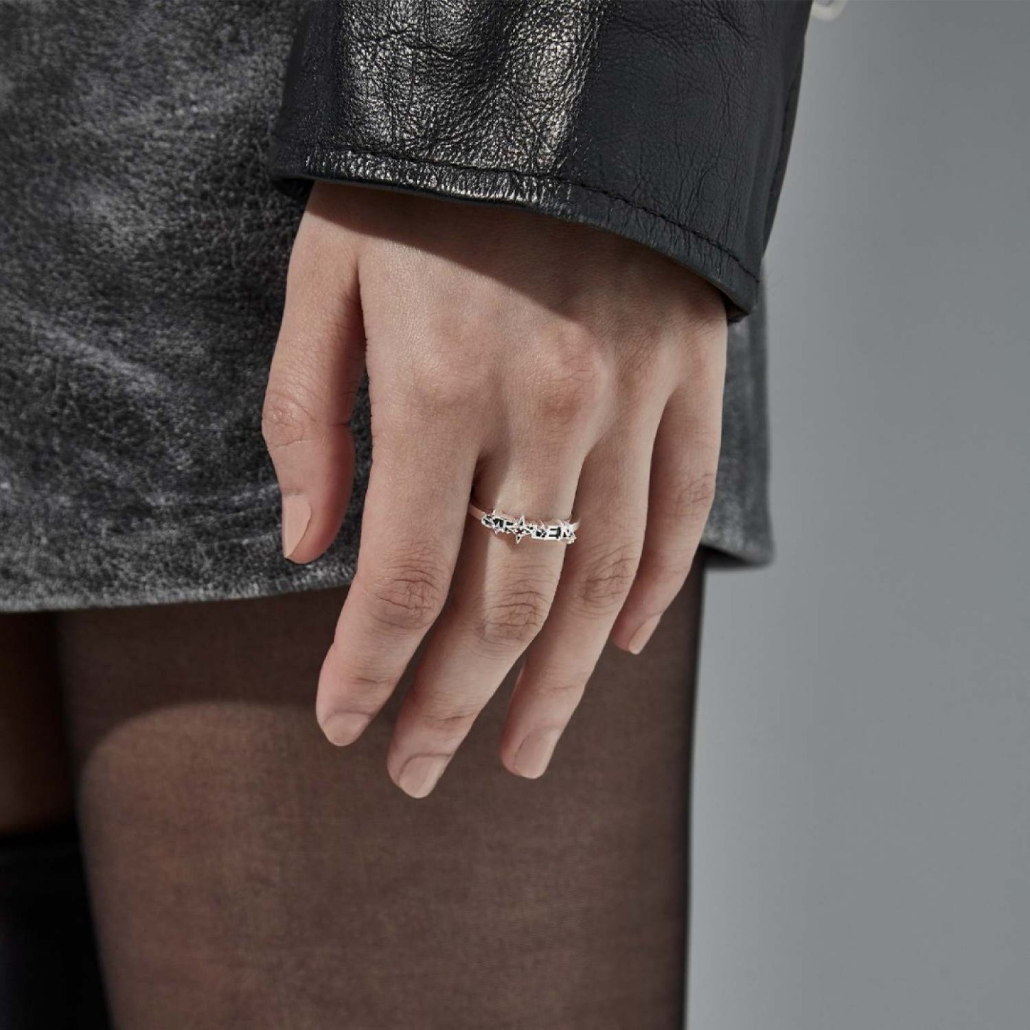 COSMIC PUNK BAND RING - JWL3-25-8 – Stolen Girlfriends Club Jewellery | Christies Jewellery & Watches COSMIC PUNK BAND RING - JWL3-25-8 by Stolen Girlfriends Club Jewellery | Christies Jewellery & Watches