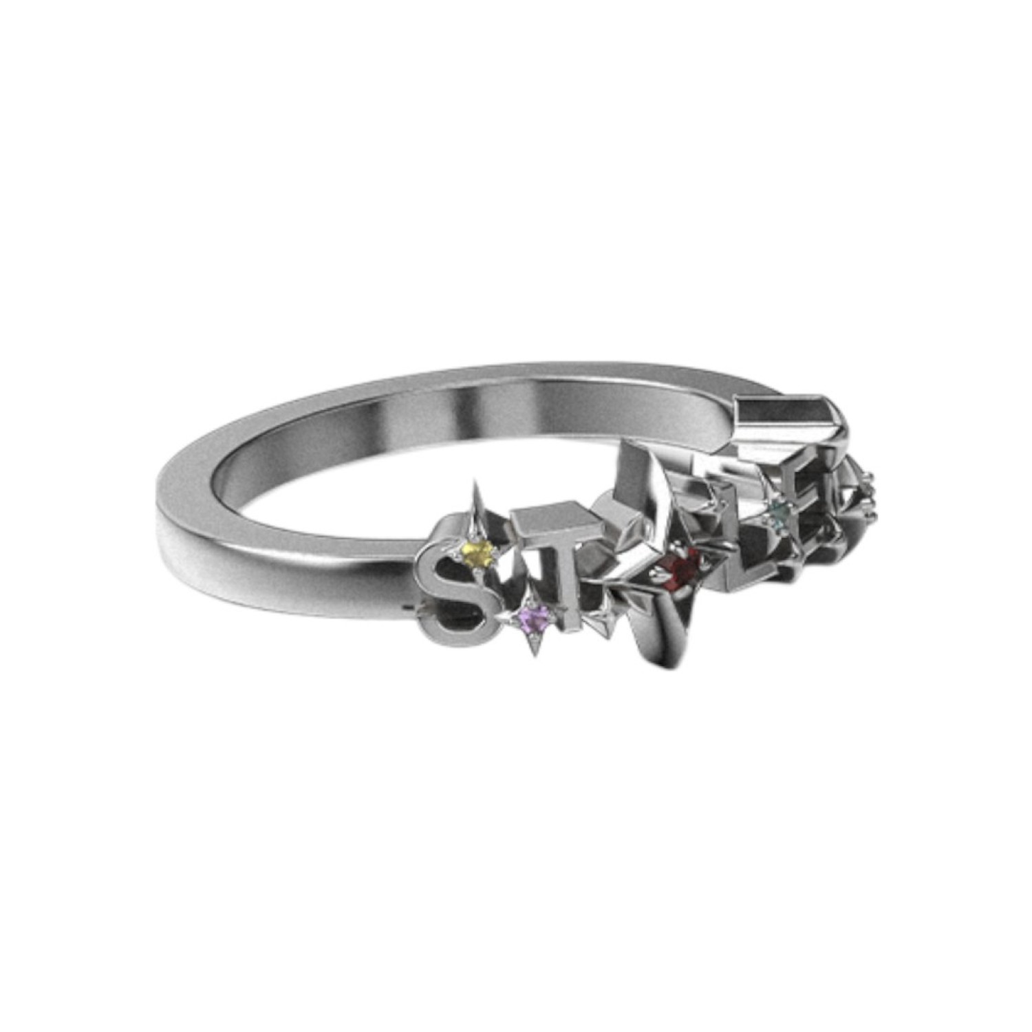 COSMIC PUNK BAND RING - JWL3-25-8 – Stolen Girlfriends Club Jewellery | Christies Jewellery & Watches COSMIC PUNK BAND RING - JWL3-25-8 by Stolen Girlfriends Club Jewellery | Christies Jewellery & Watches