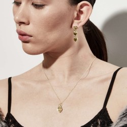 Stolen Love Chain Pendant Necklace Gold Plated