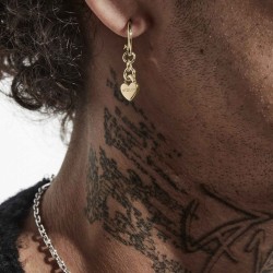 Stolen Love Chain Anchor Earring Gold Plated