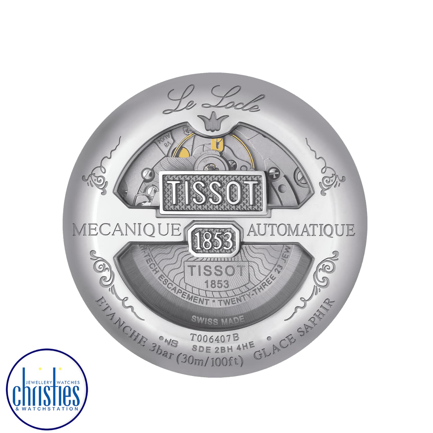 TISSOT Le Locle Powermatic 80 T0064071105300 T006.407.11.053.00 tissot automatic watches nz TISSOT Le Locle Powermatic 80 T0064071105300 tissot watches nz prices