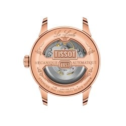 Tissot Le Locle Powermatic 80 – Rose Gold Case, Brown Leather Strap | T0064073603300