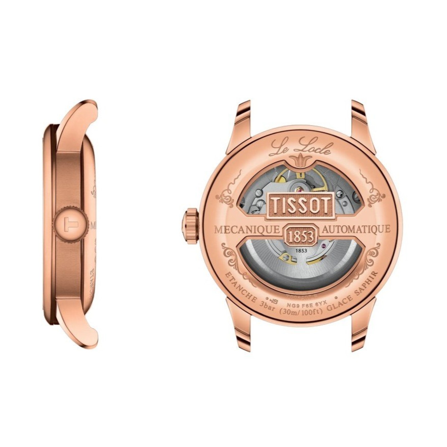 Tissot Le Locle 39.3mm Powermatic 80 – Green Dial, Rose Gold | T0064073309300 – Tissot Watches NZ Tissot Le Locle 39.3mm Powermatic 80 Green Dial Rose Gold – Model T0064073309300