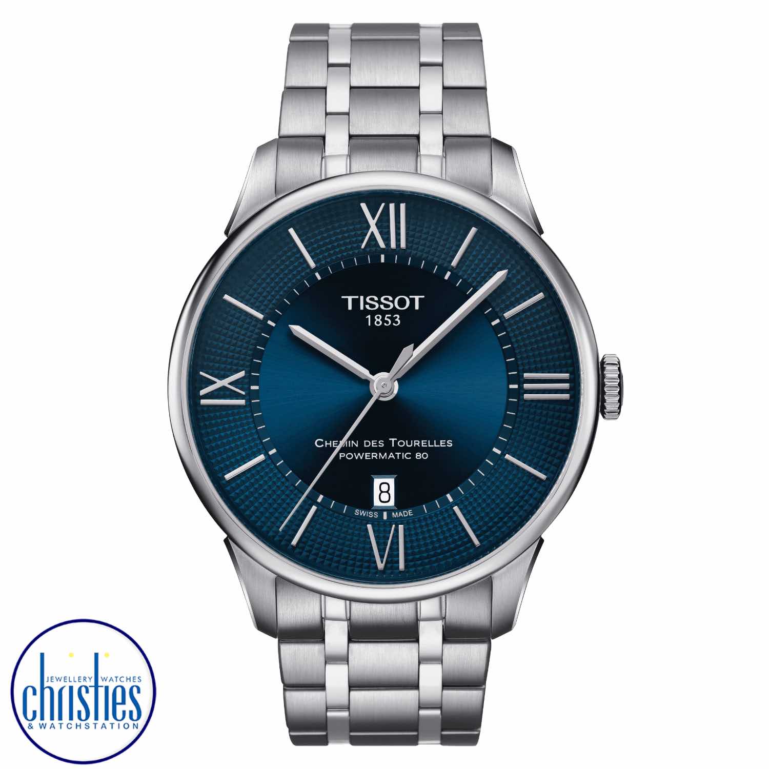 TISSOT Chemin Des Tourelles Powermatic 80 T0994071104800 T099.407.11.048.00 tissot automatic watches nz TISSOT Chemin Des Tourelles Powermatic 80 T0994071104800 tissot watches nz prices
