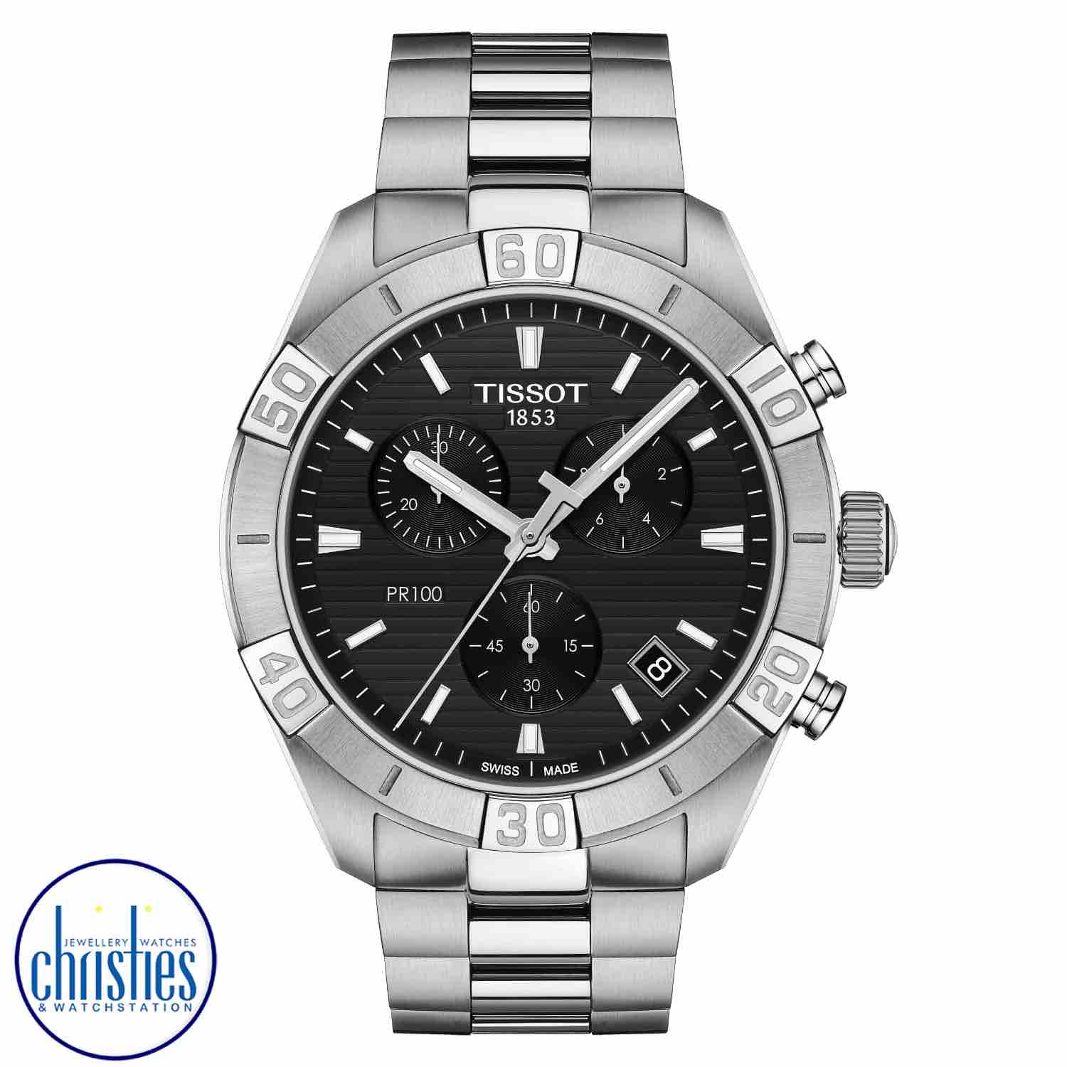 TISSOT PR 100 Sport Gent Chronograph T T1016171105100 T101.617.11.051.00 tissot automatic watches nz TISSOT PR 100 Sport Gent Chronograph T T1016171105100 tissot watches nz prices