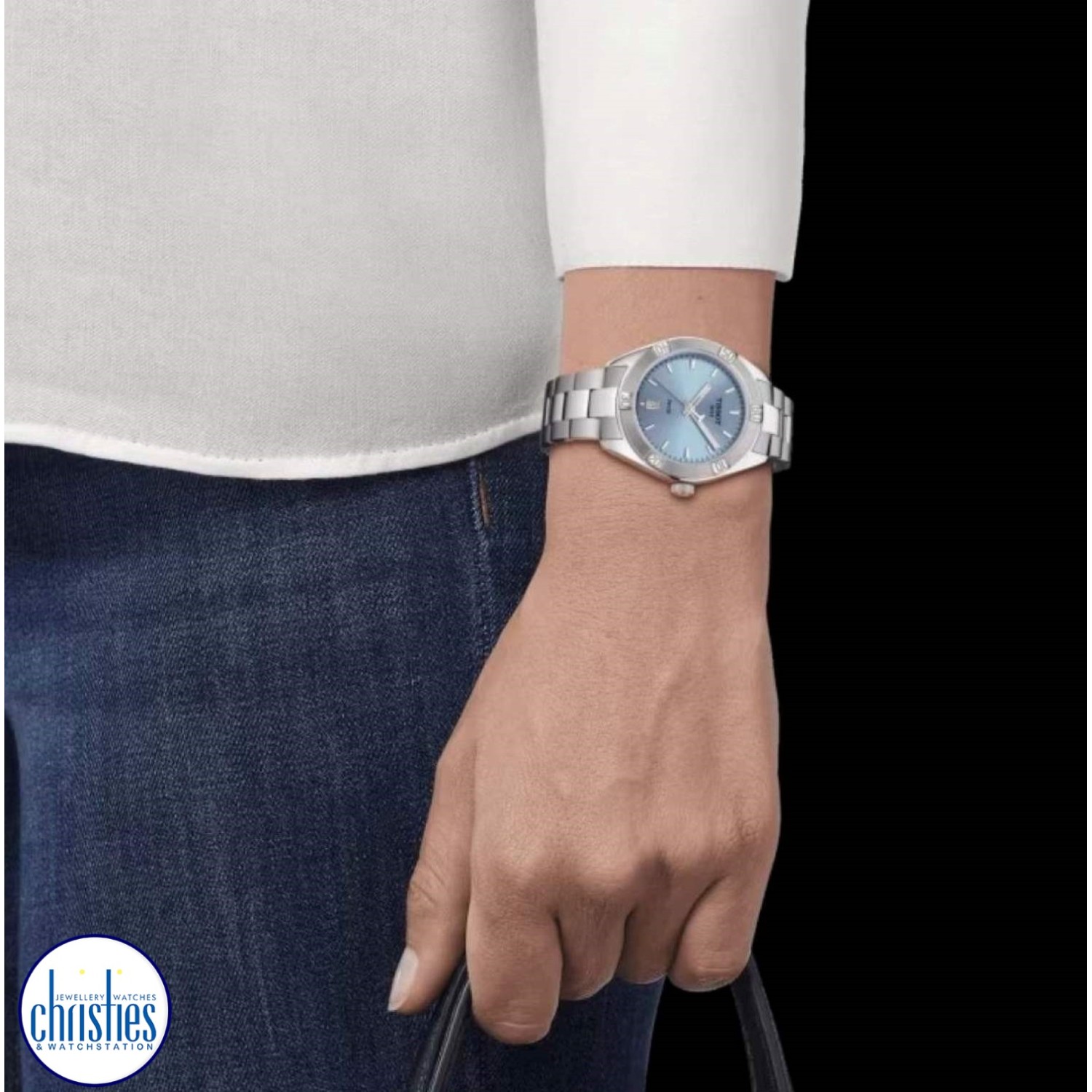 Christies Jewellery - TISSOT PR 100 Lady Sport Chic T101.910.11.351.00 Watches NZ TISSOT PR 100 Lady Sport Chic T101.910.11.351.00 T1019101135100 Watches NZ