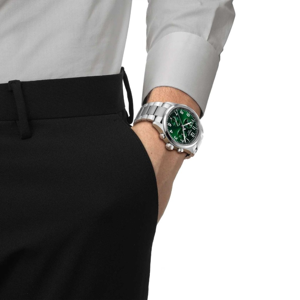 Tissot Chrono L 42mm – Green Dial | T1164171109200 | Buy Now at