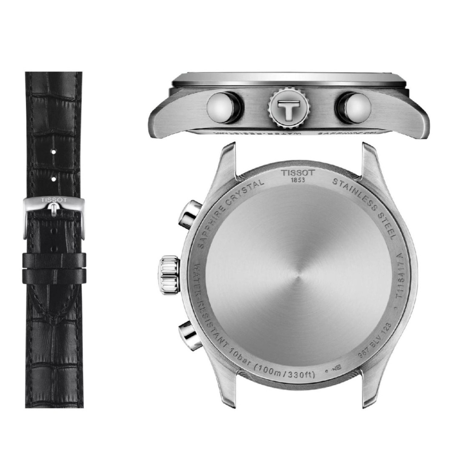 Tissot Chrono L 42mm Black Dial with Black Leather Strap | T1164171605200 – Tissot Watches NZ | Order now for Fast Free Delivery and 7 Day NZ support online and Instore at our Auckland Stores. Tissot Chrono L 42mm Black Dial with Black Leather Strap | T1164171605200 by Tissot Watches
