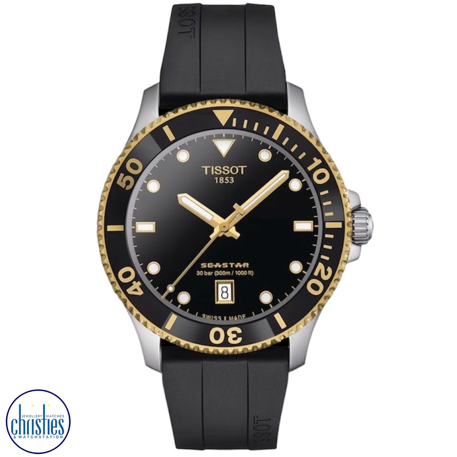 TISSOT SEASTAR 1000 40MM T1204102705100 T120.410.27.051.00