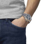 TISSOT Seastar 1000 Chronograph – Black Dial & Orange Bezel Diver T1204171708101