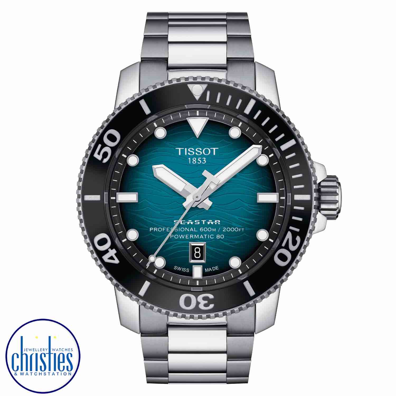 Tissot Seastar 2000 Professional Powermatic 80 T1206071104100 T120.607.11.041.00 Tissot Watches NZ | Order now for Fast Free Delivery and 7 Day NZ support online and Instore at our Auckland Stores.