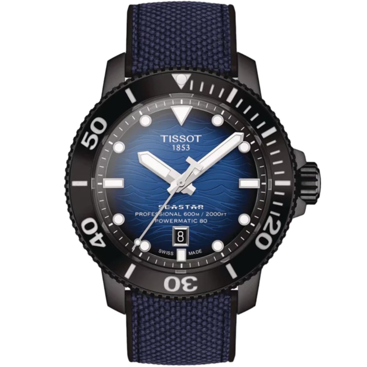 Christies Jewellery - TISSOT Seastar 2000 Professional Powermatic 80 T1206073704100 Watches Auckland NZ TISSOT Seastar 2000 Professional Powermatic 80 T1206073704100 T120.607.37.041.00 Watches Auckland
