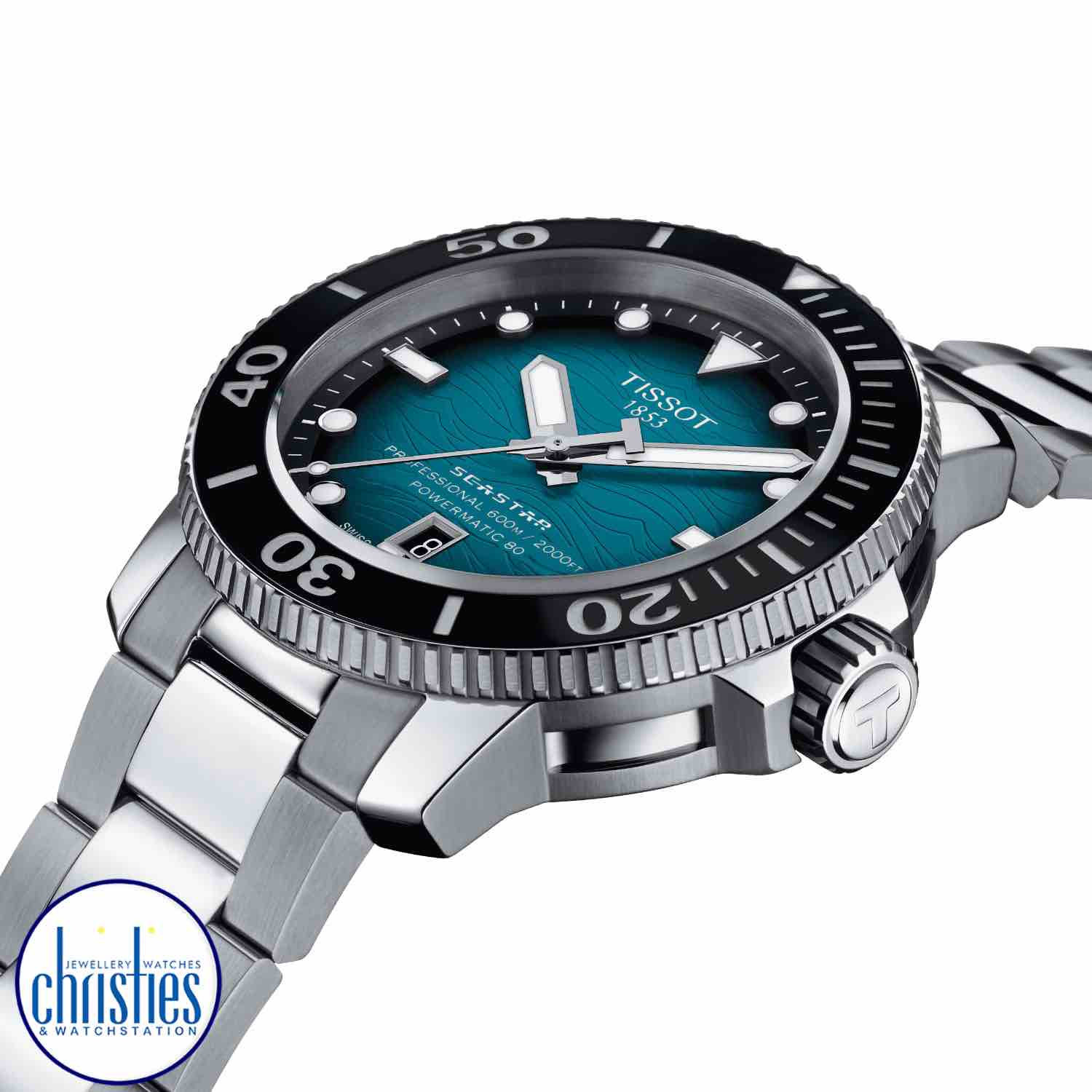 Christies Jewellery - Tissot Seastar 2000 Professional Powermatic 80 T1206071104100 Watches Auckland NZ Tissot Seastar 2000 Professional Powermatic 80 T1206071104100 T120.607.11.041.00 Tissot Watches NZ | Order now for Fast Free Delivery and 7 Day NZ support online and Instore at our Auckland Stores.