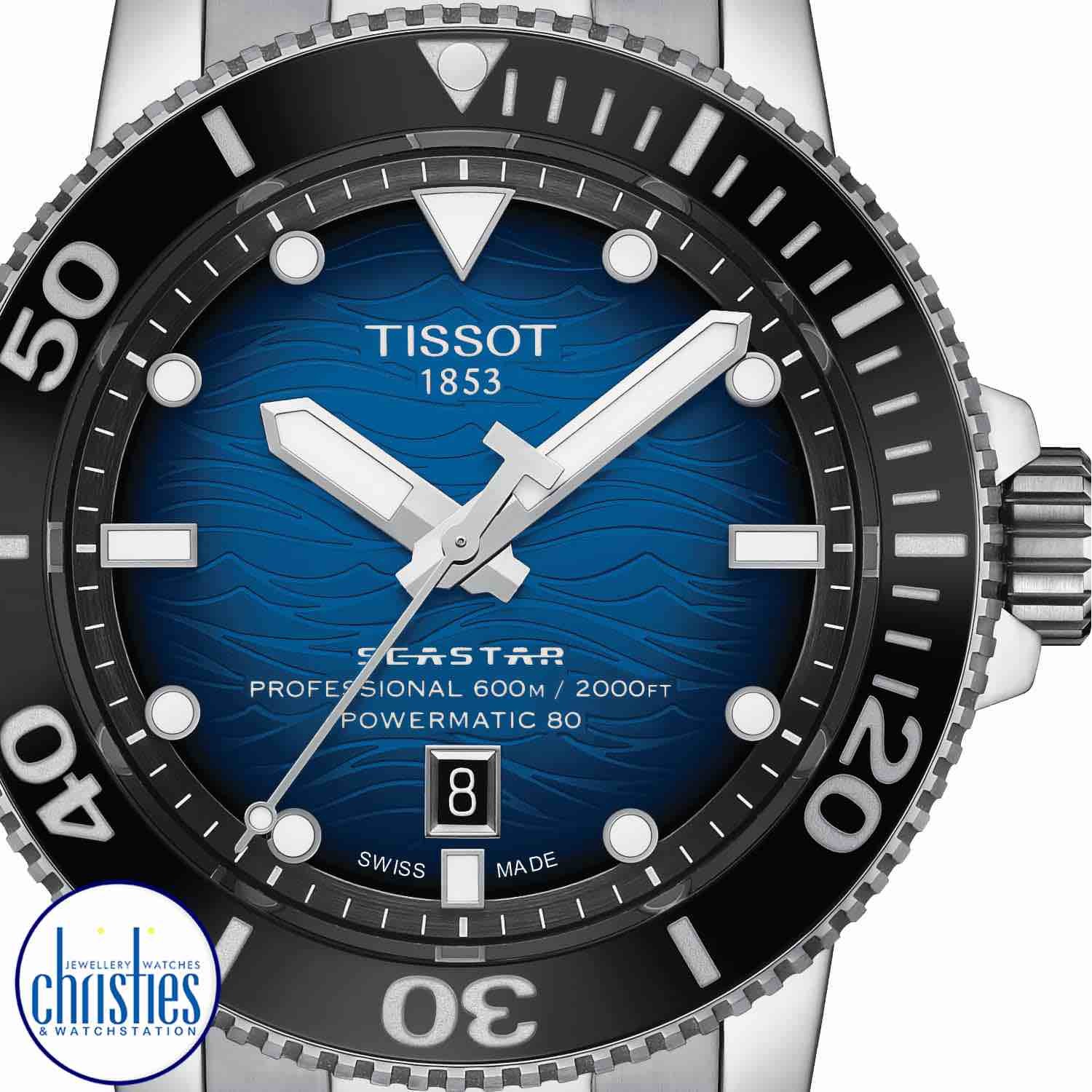 TISSOT Seastar 2000 Professional Powermatic 80 T1206071104101 T120.607.11.041.01 TISSOT Seastar 2000 Professional Powermatic 80 T1206071104101