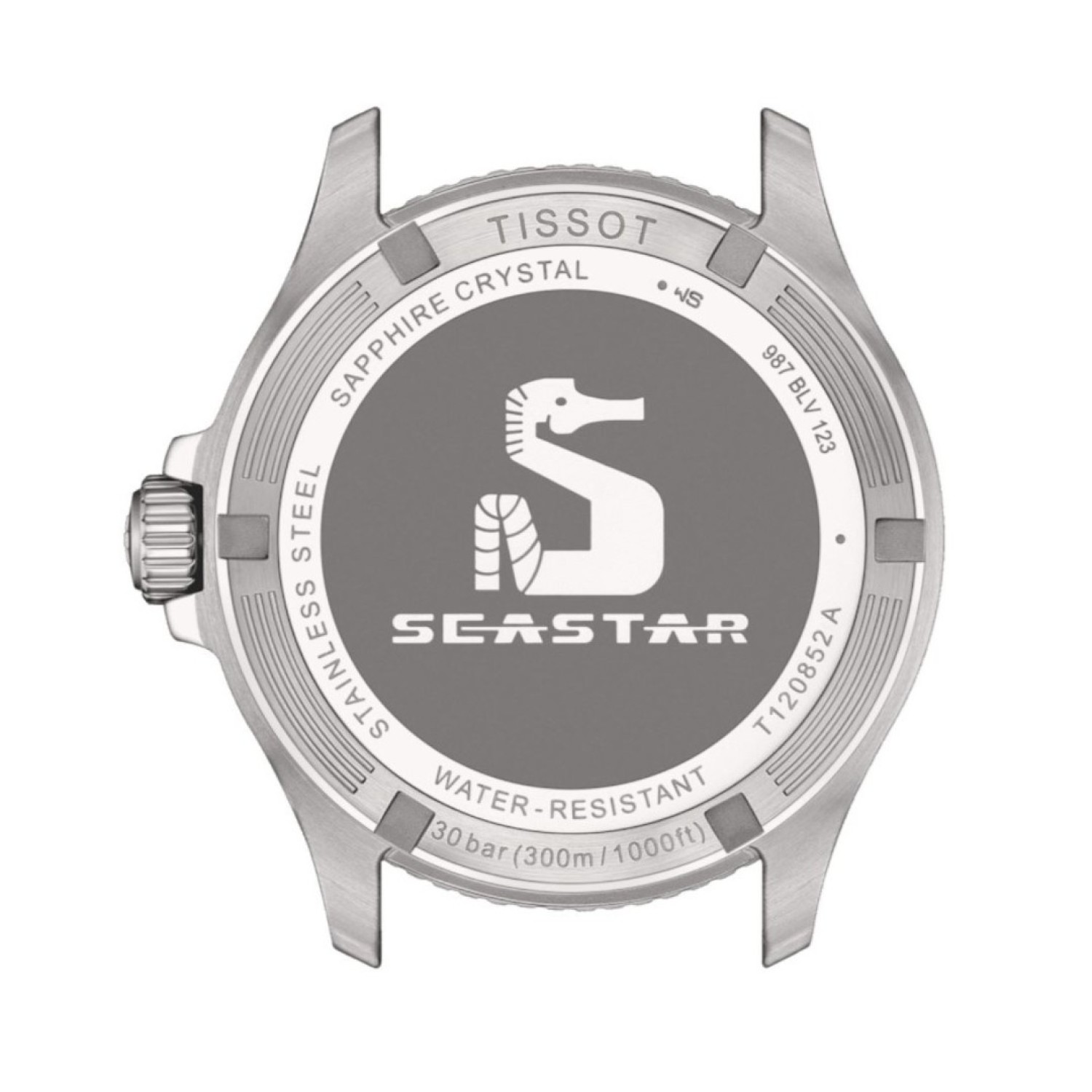 Christies Jewellery - Tissot Seastar 1000 Quartz GMT T1208521705100 Auckland NZ Tissot Seastar 1000 Quartz GMT T1208521705100 with black rubber strap and black dial.