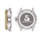 Christies Jewellery - Tissot Seastar 1000 Quartz GMT T1208522205100 Auckland NZ Tissot Seastar 1000 Quartz GMT T1208522205100 with two-tone gold and silver stainless steel casing, black dial, and black-brown bezel