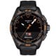 Christies Jewellery - Tissot T-Touch Connect Solar 47.5mm T1214204705104 Auckland NZ "Tissot T-Touch Connect Solar 47.5mm T1214204705104 with Black Titanium casing and black rubber strap.