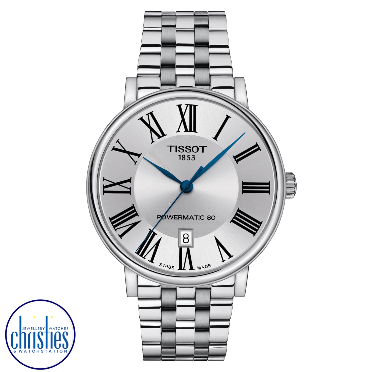 Christies Jewellery - TISSOT Carson Premium Powermatic 80 Watch T1224071103300 Watches Auckland NZ TISSOT Carson Premium Powermatic 80 Watch T1224071103300 T122.407.11.033.00 Watches Auckland