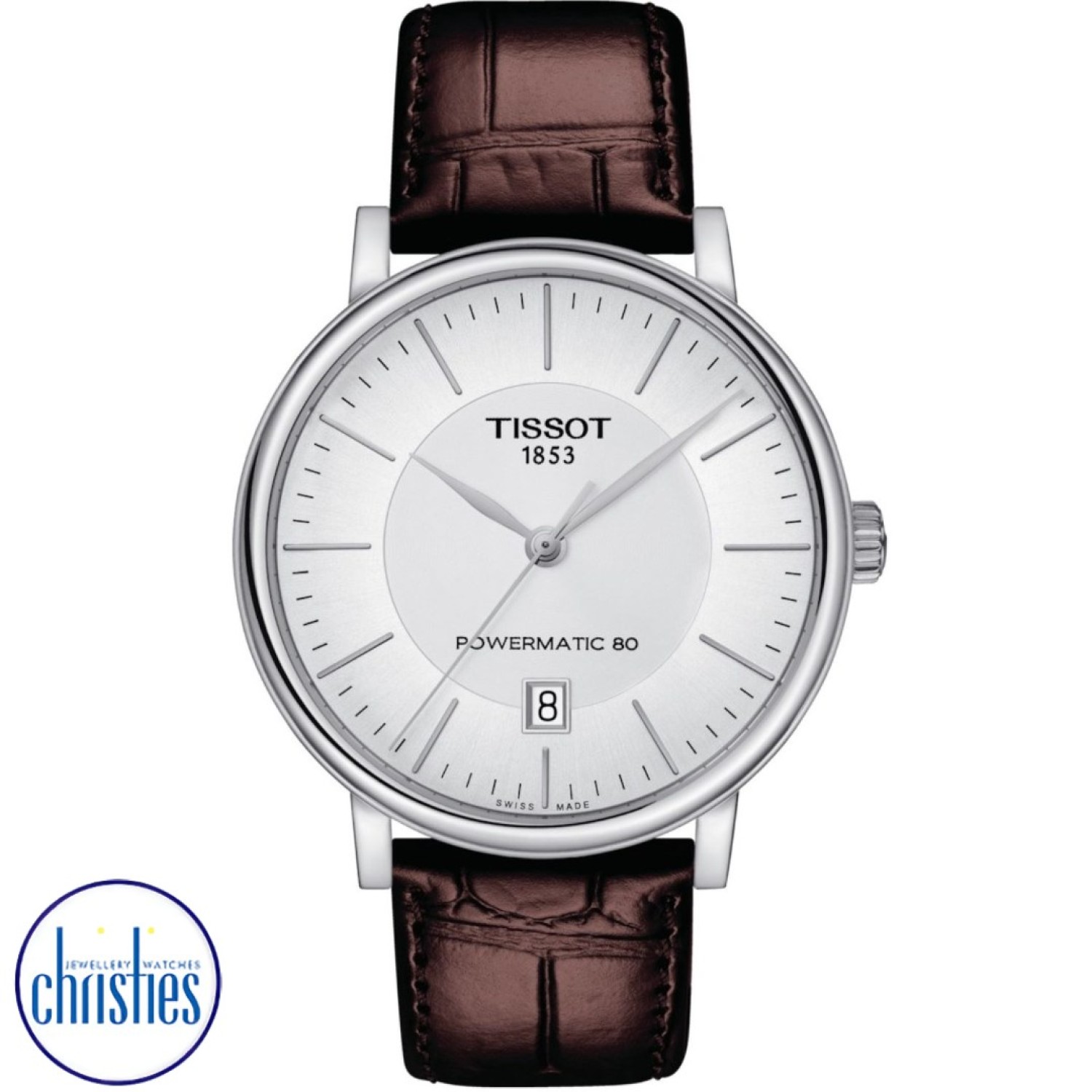 Christies Jewellery - TISSOT Carson Premium Powermatic 80 T1224071603100 Watches Auckland NZ TISSOT Carson Premium Powermatic 80 T1224071603100 T122.407.16.031.00 Watches Auckland