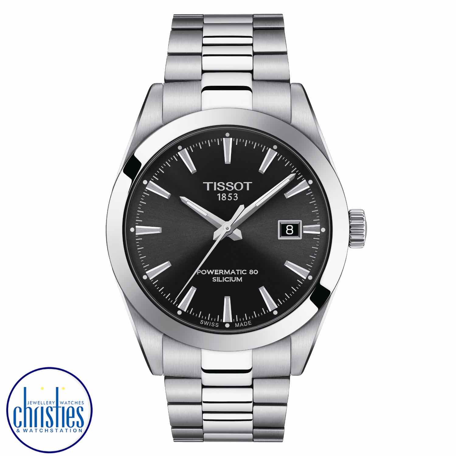 TISSOT Gentleman Powermatic 80 Silicium T1274071105100 tissot watches nz prices