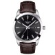 Tissot Gentleman T1274101605101 – Timeless Elegance with Black Dial and Brown Leather Strap Tissot Gentleman T1274101605101 wristwatch with a black dial, silver markers, and brown leather strap – by Tissot Watches NZ.