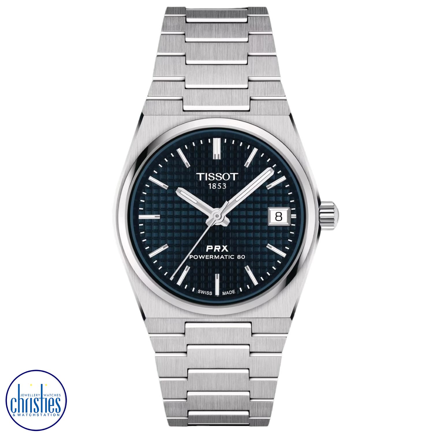 Christies Jewellery - TISSOT PRX POWERMATIC 80 35MM T137.207.11.041.00 Watches NZ TISSOT PRX POWERMATIC 80 35MM T137.207.11.041.00 Tissot Watches NZ|Tissot Retailer Auckland NZ|