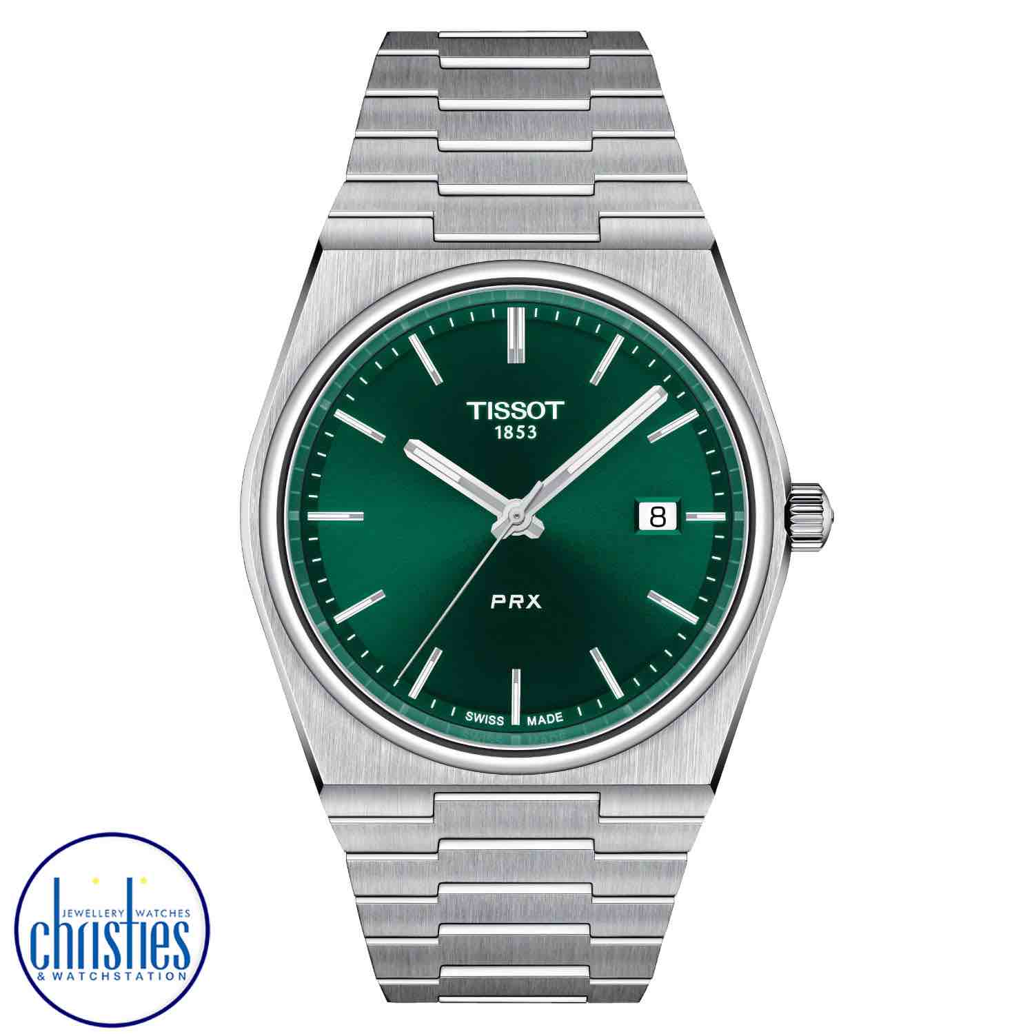 Tissot PRX Green Dial Watch T1374101109100 T137.410.11.091.00 Tissot Watches NZ | Order now for Fast Free Delivery and 7 Day NZ support online and Instore at our Auckland Stores.