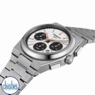 TISSOT PRX Watch Valjoux Chrono Dial Steel Bracelet T1374271101100