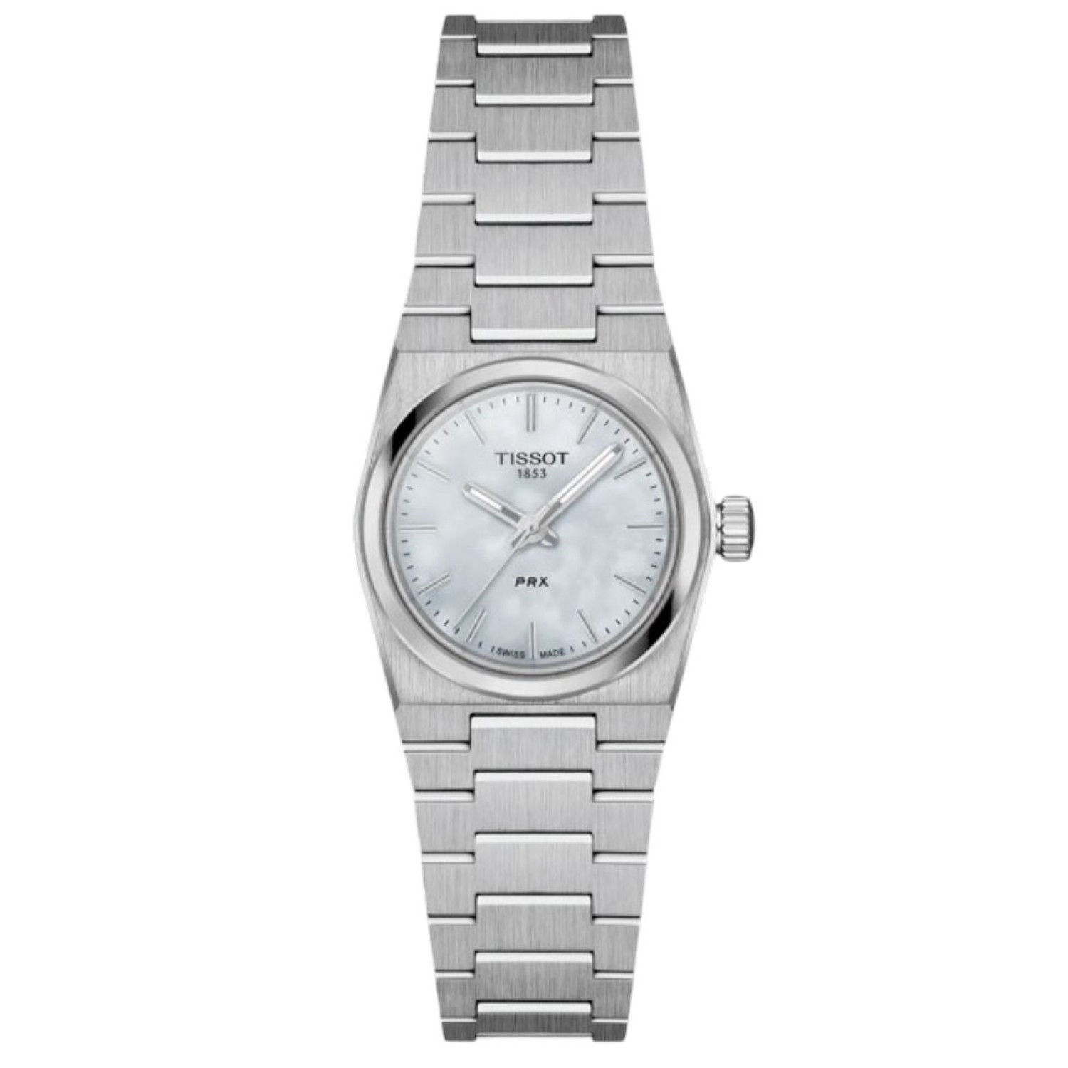 Tissot PRX 25MM Watch T1370101111100 – Tissot Watches NZ | Order now for Fast Free Delivery and 7 Day NZ support online and Instore at our Auckland Stores. Tissot PRX 25MM Watch T1370101111100 by Tissot Watches NZ | With white Mother of pearl dial