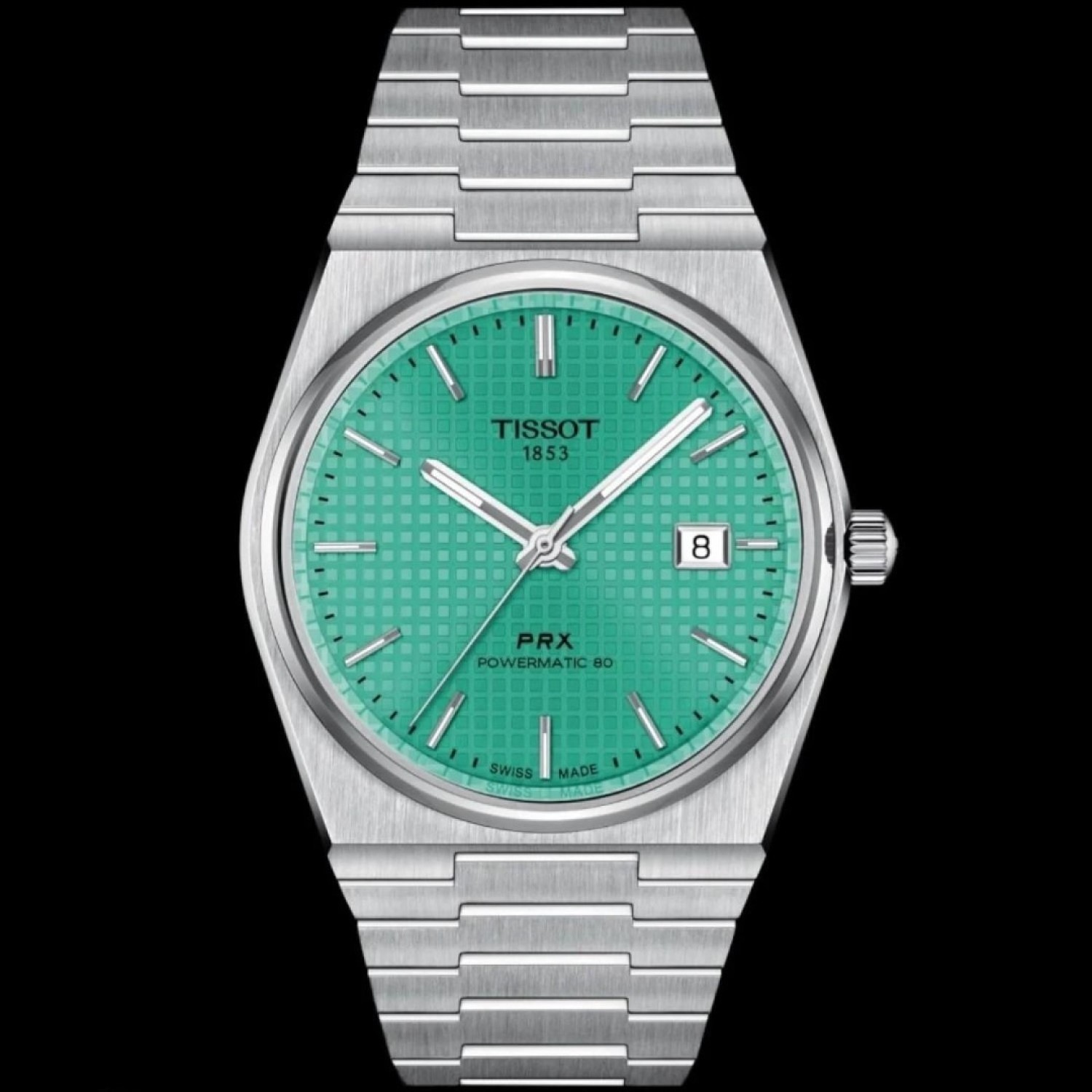 Christies Jewellery - T1374071109101 Tissot PRX Powermatic 80 Mint Green 40mm Watches Auckland NZ T1374071109101 Tissot PRX Powermatic 80 Mint Green 40mm T137.407.11.091.01 Tissot Watches NZ | Order now for Fast Free Delivery and 7 Day NZ support online and Instore at our Auckland Stores.