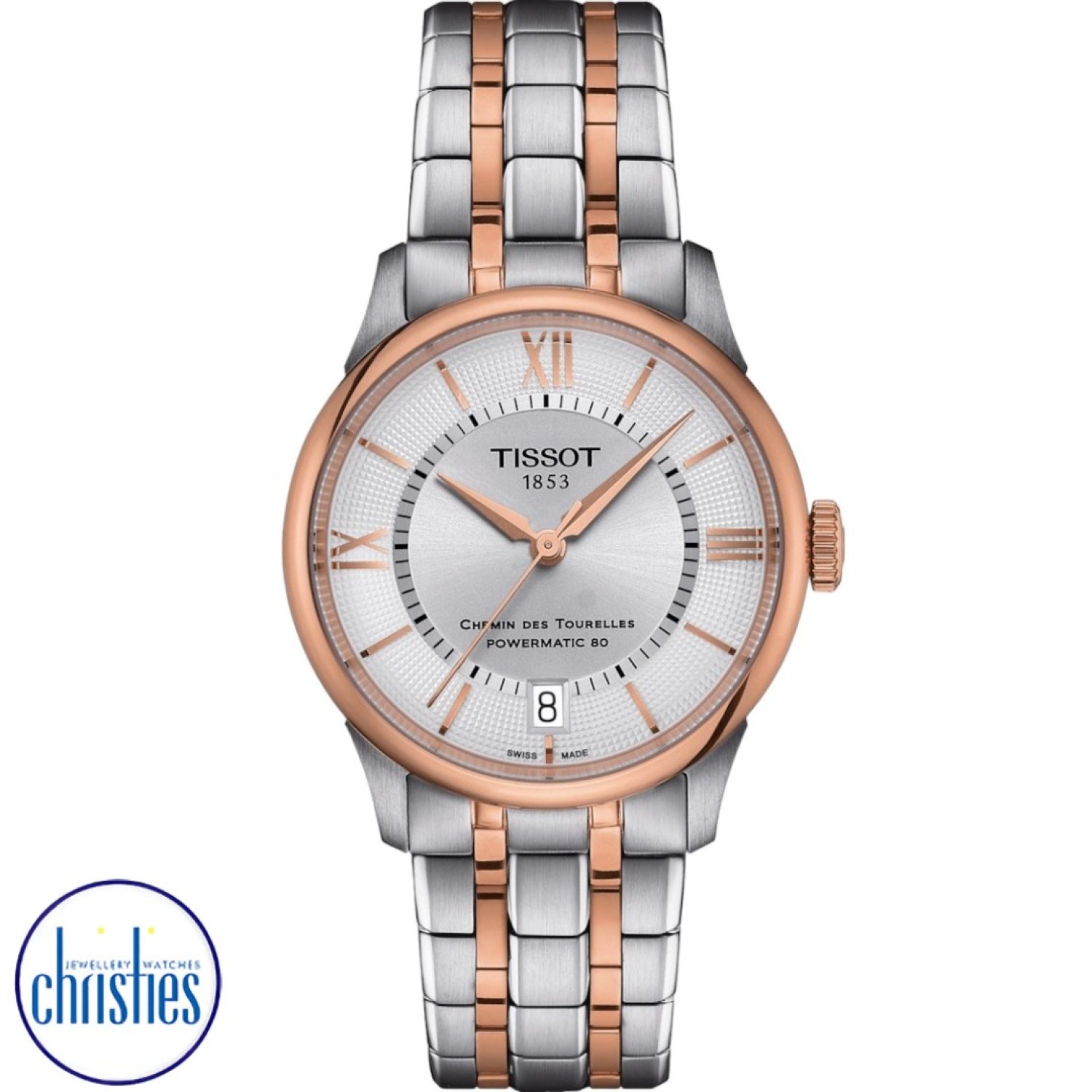 Christies Jewellery - Tissot Chemin Des Tourelles Powermatic 80 34MM T1392072203800 Watches Auckland NZ Tissot Chemin Des Tourelles Powermatic 80 34MM T1392072203800 T139.207.22.038.00 Tissot Watches NZ | Order now for Fast Free Delivery and 7 Day NZ support online and Instore at our Auckland Stores.