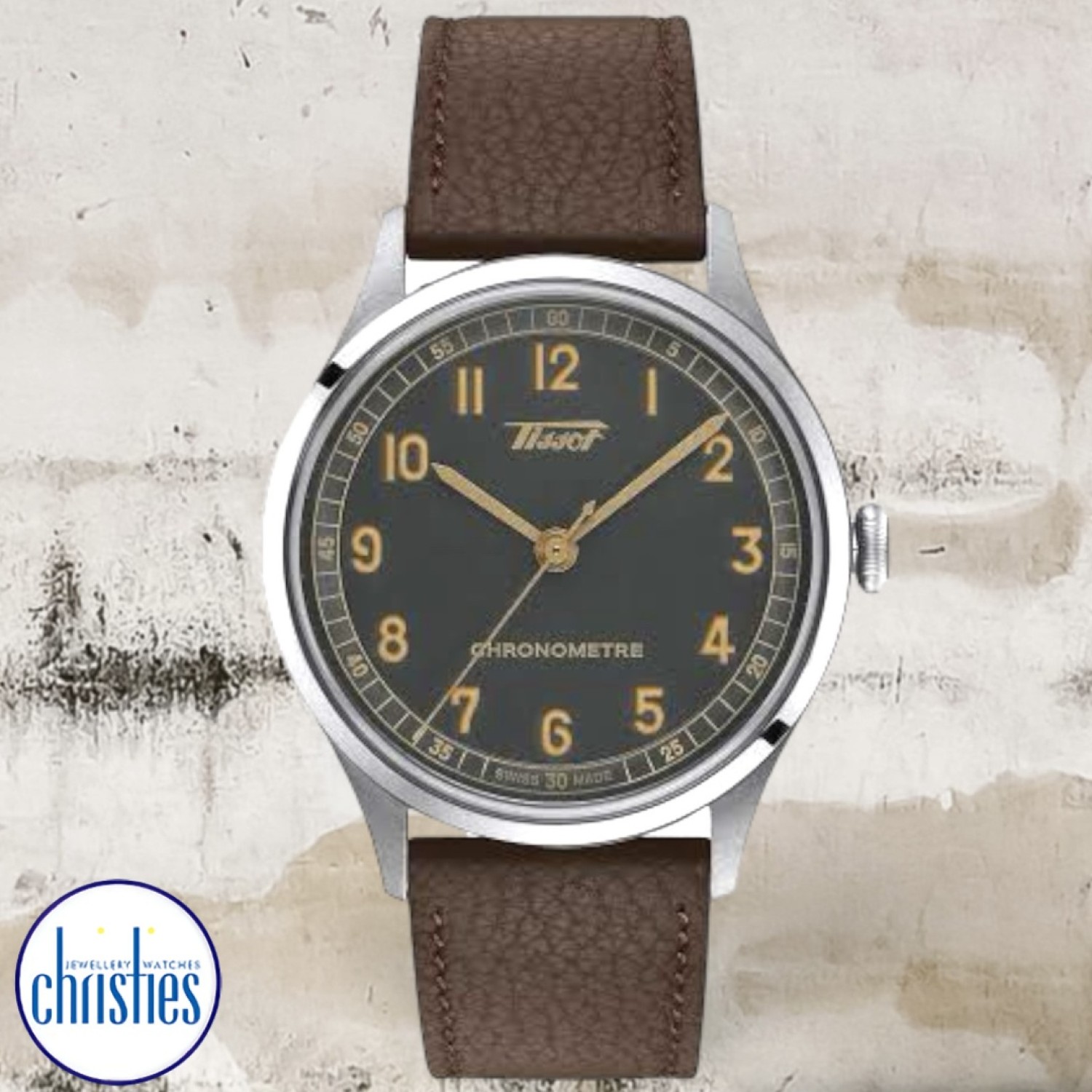 T1424641633200 Tissot Heritage 1938 Automatic Cosc T142.464.16.332.00 Tissot Watches NZ | Order now for Fast Free Delivery and 7 Day NZ support online and Instore at our Auckland Stores.