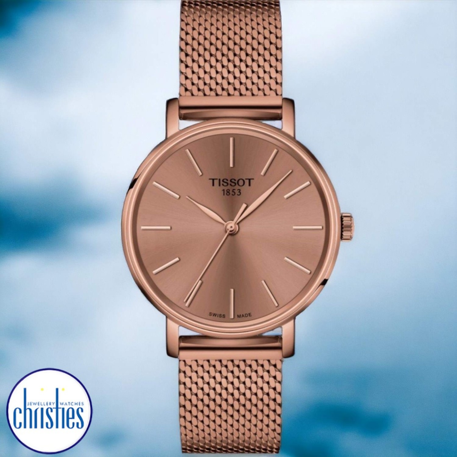 Tissot Everytime 34mm Rose Gold Watch T1432103333100 T143.210.33.331.00 Tissot Watches NZ | Order now for Fast Free Delivery and 7 Day NZ support online and Instore at our Auckland Stores.
